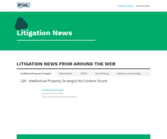 Mylegal.com(Litigation & Tech News for Legal Professionals) Screenshot