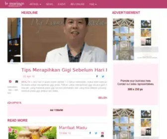 Mylemariage.com(Website Wedding Indonesia) Screenshot