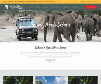 Mylerafricasafaris.com(Myler Africa Safaris) Screenshot