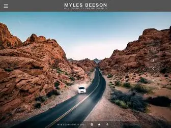 Mylesbeeson.com(Photography) Screenshot