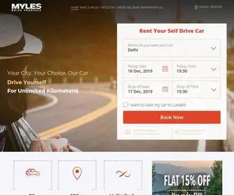 Mylescars.com(Myles) Screenshot