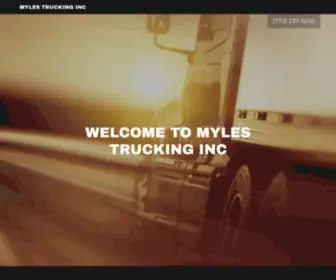 Mylestrucking.com(FREIGHT TRANSPORTATION COMPANY) Screenshot