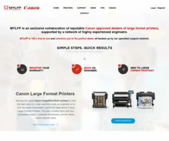 MYLFP.com(Canon Large Format Printers) Screenshot