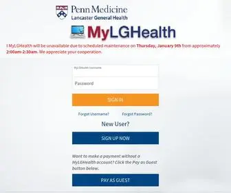 MYLghealth.org(MYLghealth) Screenshot