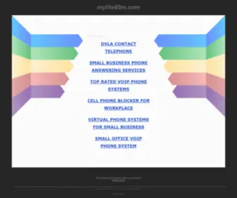 Mylife80M.com(HIGH DESIGN) Screenshot
