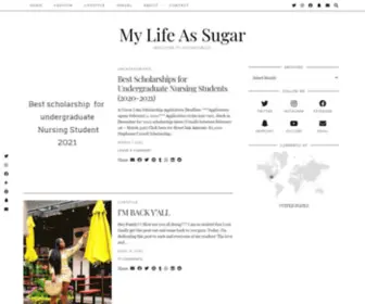 Mylifeassugar.com(Sugar's Blog) Screenshot