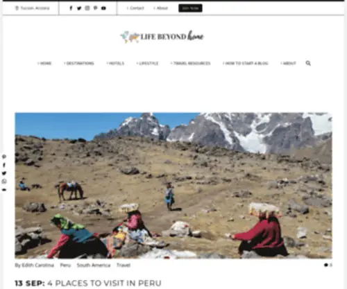 Mylifebeyondhome.com(Life Beyond Home) Screenshot