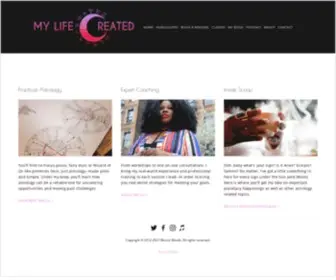 Mylifecreated.com(My Life Created) Screenshot