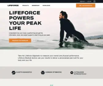 Mylifeforce.com(Lifeforce) Screenshot