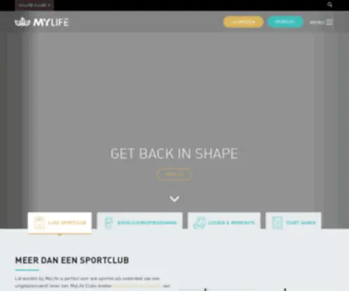 Mylife.nl(De gezelligste fitnessfamilie) Screenshot