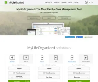 Mylifeorganized.net(Project management software) Screenshot