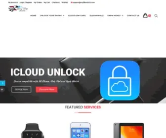 Mylifeunlock.com(Fast Official Unlock iPhone and iCloud) Screenshot