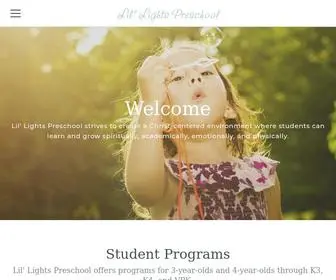 Mylillights.com(Lil' Lights Preschool) Screenshot