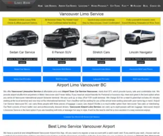 Mylimoride.com(Airport Limo Vancouver) Screenshot