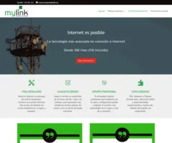 Mylink.es(Proveedor de servicios de Internet en León) Screenshot