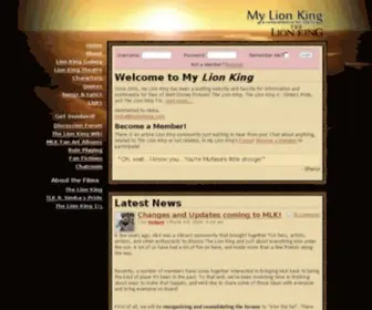 Mylionking.com(My Lion King) Screenshot