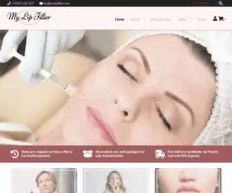 Mylipfiller.com(High Quality Lip Volume Enhancement Fillers) Screenshot