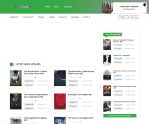 Mylistnovel.net(Site Maintenance) Screenshot