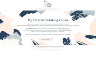 Mylittlebox.co.uk(My Little Box) Screenshot