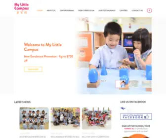 Mylittlecampus.com.sg(Quality Childcare & Preschool in Singapore) Screenshot