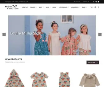 Mylittleceleb.com(Designer's Kids fashion Clothes) Screenshot