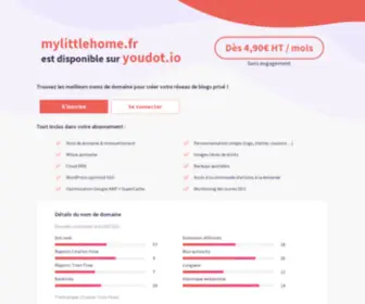 Mylittlehome.fr(This domain was registered by) Screenshot