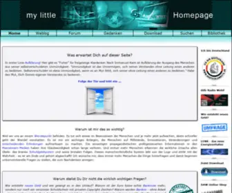 Mylittlehomepage.de(Die) Screenshot