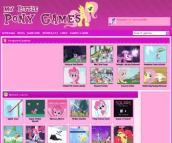 Mylittleponygames.co.uk(Mylittleponygames) Screenshot