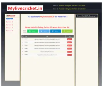 Mylivecricket.org(Bangladesh vs India 2nd Test Live Cricket Streaming HD) Screenshot