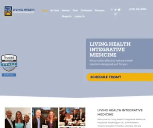 Mylivinghealth.com(Living Health Integrative Medicine) Screenshot