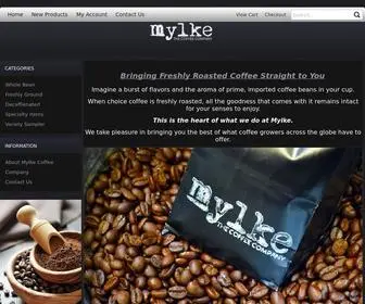 MYlkecoffee.com(Mylke) Screenshot