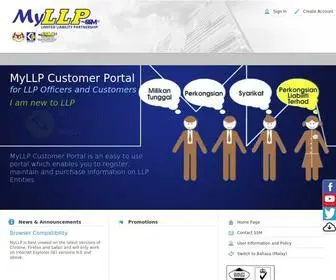 MYLLP.com.my(MyLLP Customer Portal) Screenshot