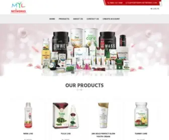 MYlnetworks.com(MYL Organics) Screenshot