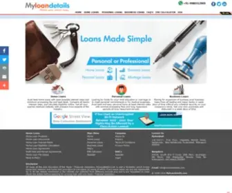 Myloandetails.com(An Unique Home Loans) Screenshot