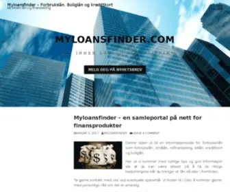 Myloansfinder.com(Create an Ecommerce Website and Sell Online) Screenshot