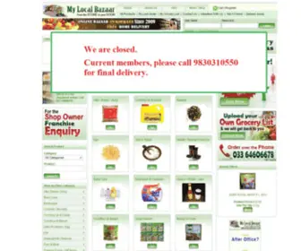 Mylocalbazaar.com(Grocery Bazaar (super market)(Delivery at your Home) in kolkata) Screenshot