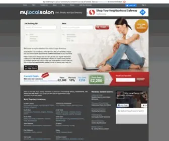 Mylocalsalon.co.uk(Find Hair & Beauty) Screenshot