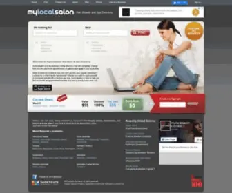 Mylocalsalon.com.au(Find Hair & Beauty) Screenshot