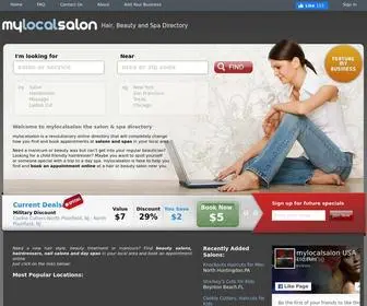 Mylocalsalon.com(Find Hair & Beauty) Screenshot