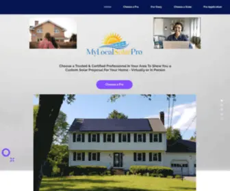 Mylocalsolarpro.com(My Site) Screenshot