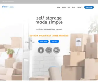 Mylocstorage.com(Storage Made Simple) Screenshot