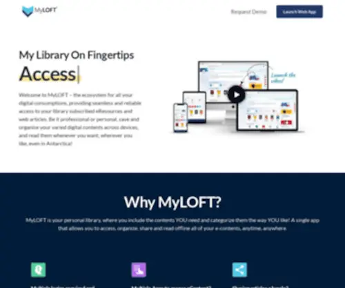 Myloft.xyz(A versatile mobile and web app) Screenshot