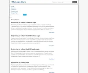 Myloginguru.com(My Login Guru) Screenshot