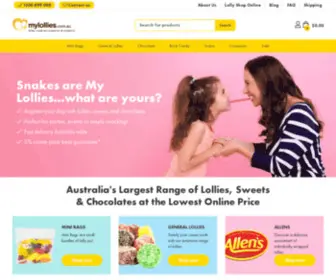 Mylollies.com.au(Buy Bulk Lollies Online) Screenshot