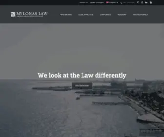 Mylonaslawfirm.com(AMG Mylonas & Associates) Screenshot