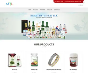 Mylorganics.com(MYL Organics) Screenshot