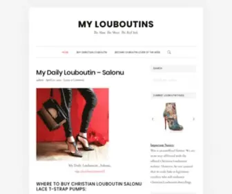 Mylouboutins.com(My Louboutins) Screenshot