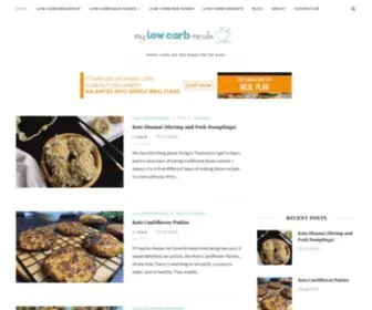 Mylowcarbmeals.com(My Low Carb Meals) Screenshot