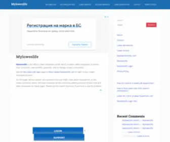 Myloweslifes.net(Myloweslife) Screenshot