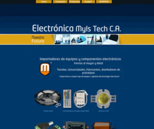 MYLstech.com.ve(Electrónica MYLS Tech) Screenshot